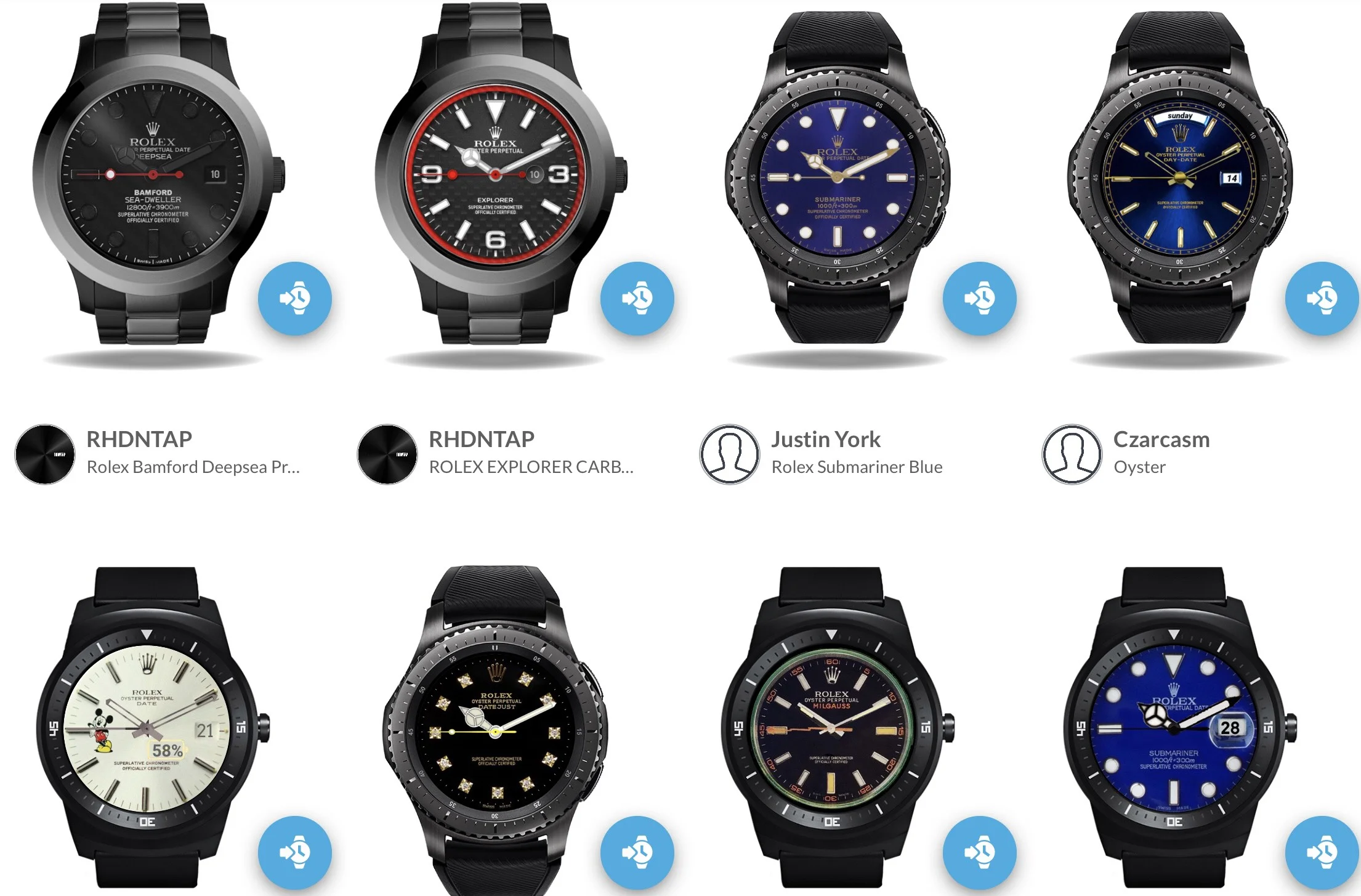 Hublot samsung watch face top